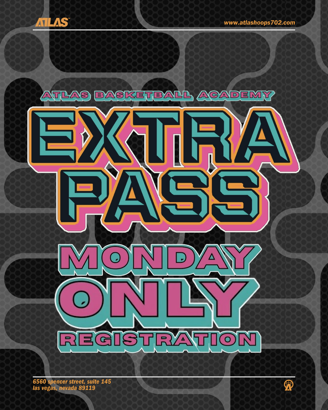 aba | 4-session pass | monday only registration