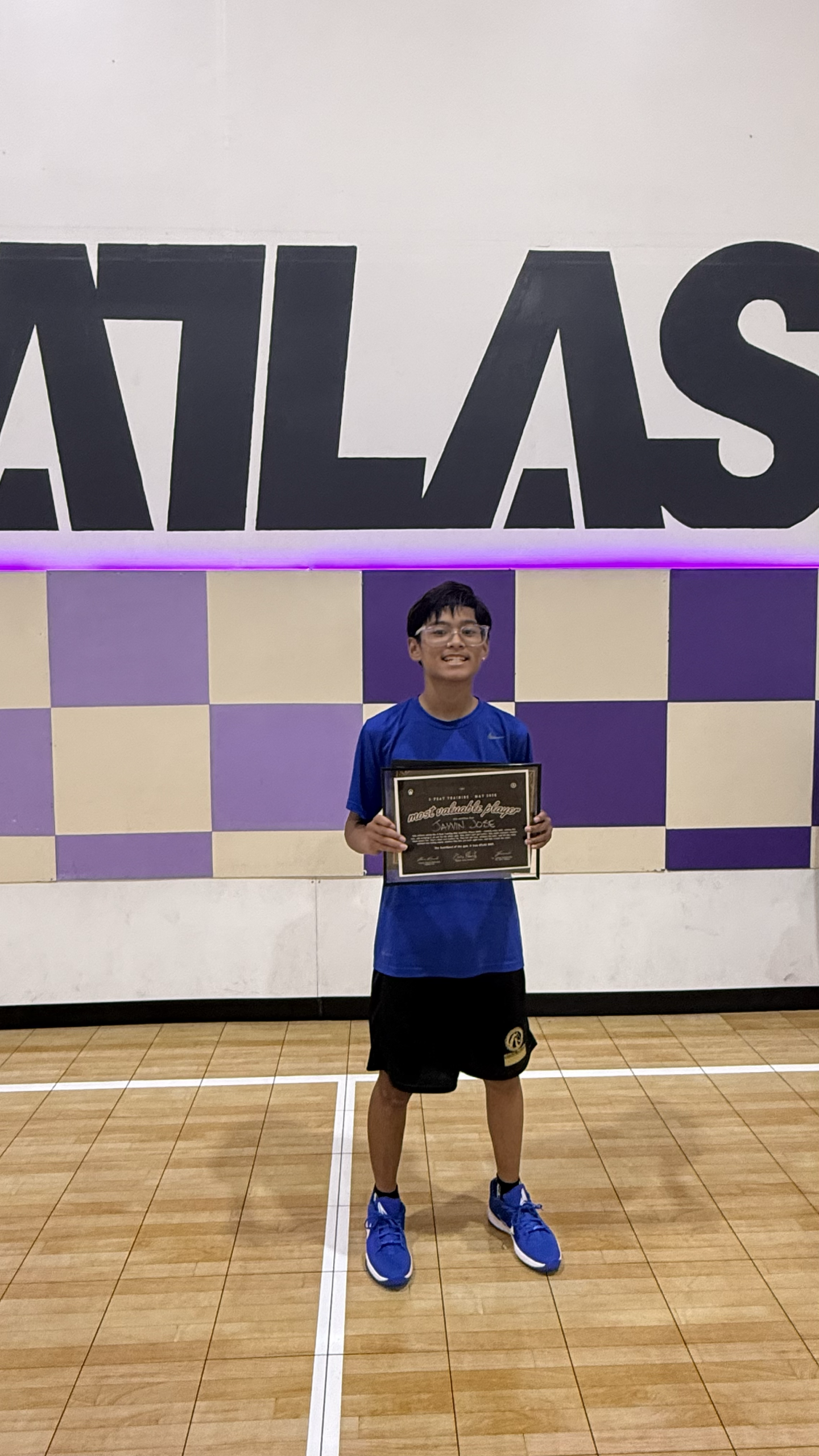 Jayvin J., 3-Peat Training MVP
