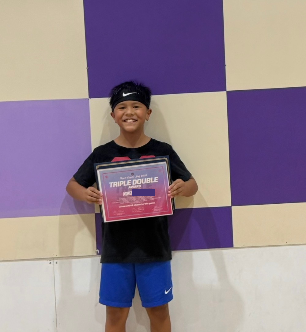 Asher T., Triple Digits triple double