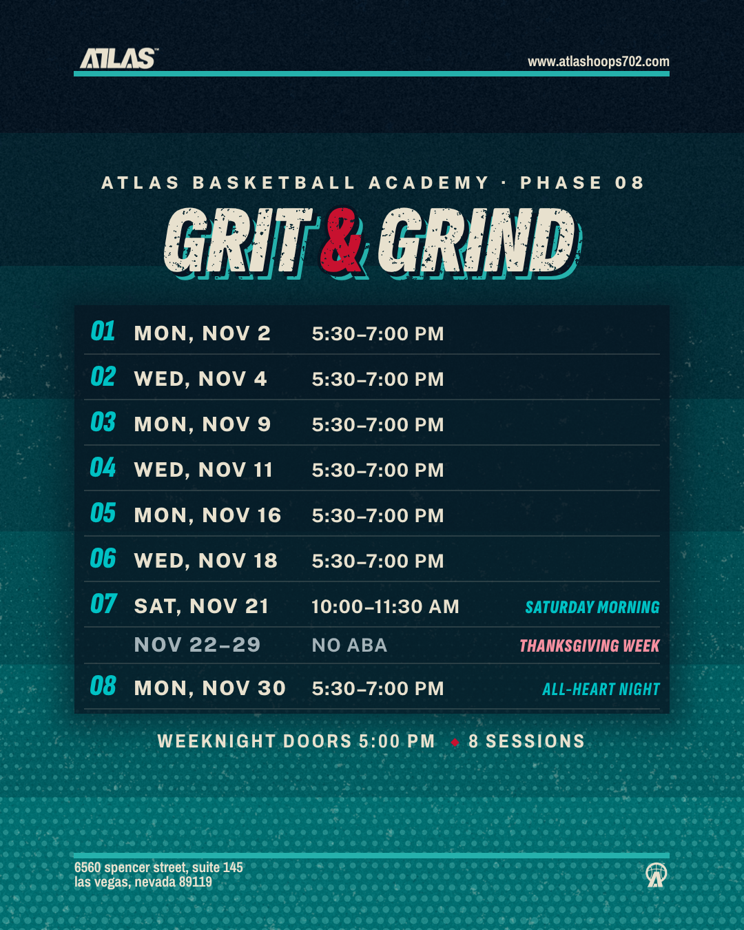 aba | grit & grind | single month registration - Image 3